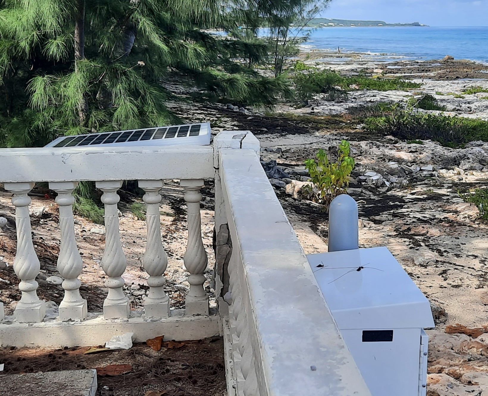 Stolen solar panel and antenna