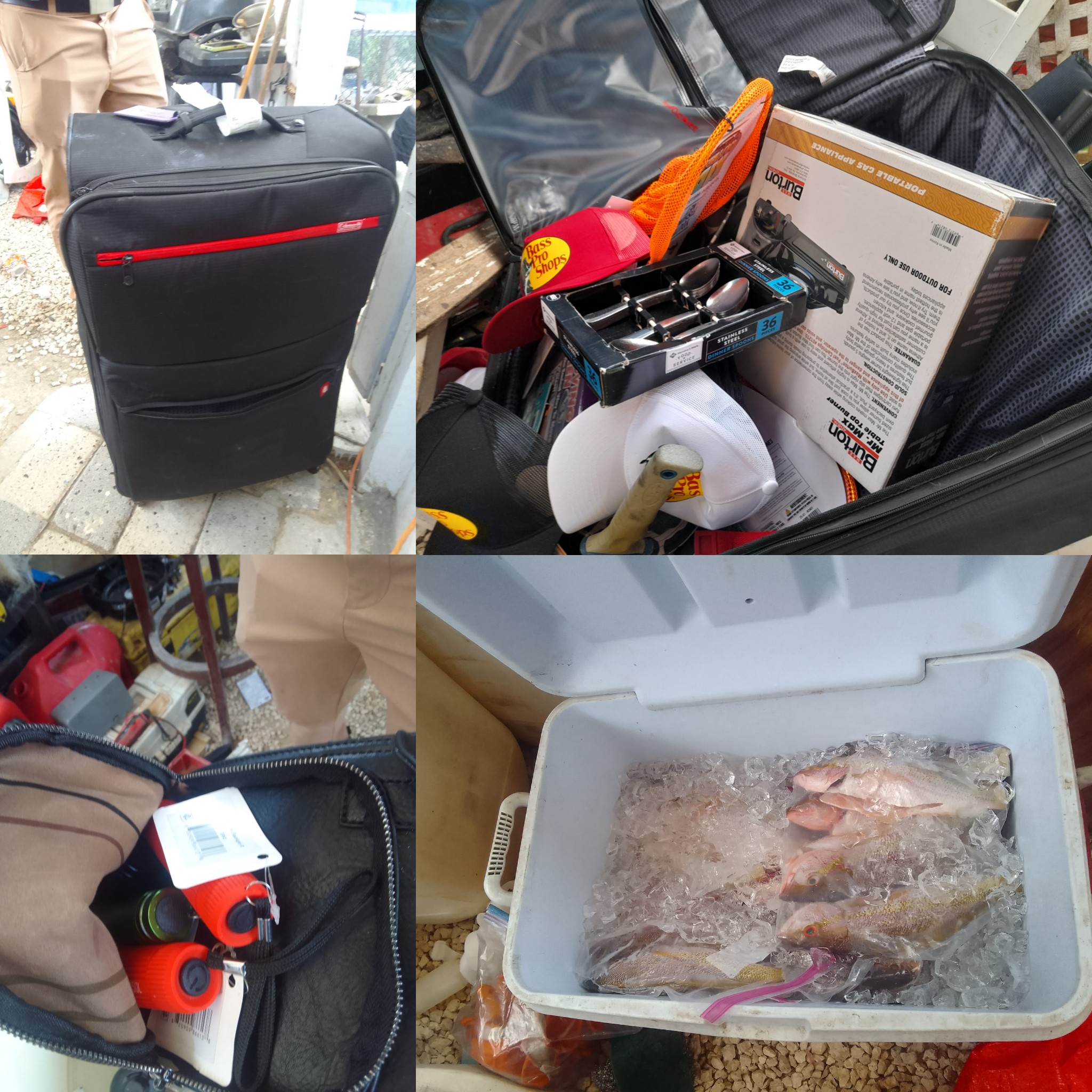 Some of the items recovered and identified