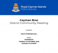 Cayman Brac Community Meeting