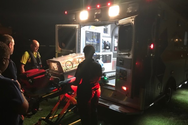 Police Helicopter Conducts Medevac of Premature Baby from Faith Hospital, 26 September