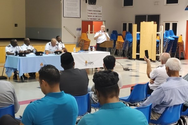CoP Hears Community Concerns at West Bay Community Meeting Last Night, 4 July