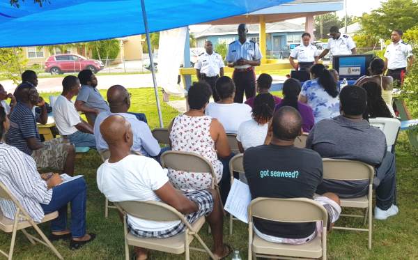 Community Policing Department Holds Crime Prevention Workshop in Bodden Town, 27 January