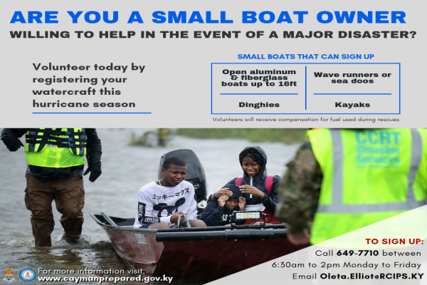 National Hurricane Search & Rescue Emergency Support Team Seeks Small Boat Owner Volunteers