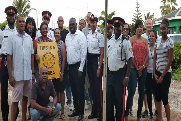 Bodden Town Community Police Officers Launch 13th Neighborhood Watch in Bodden Town, 29 September