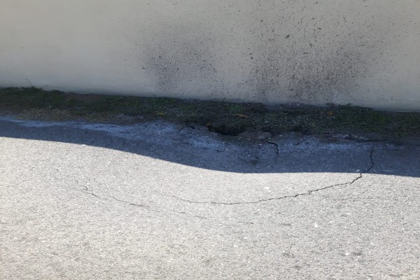 Sinkhole in the Roadway of Watercourse Road in West bay, 30 January