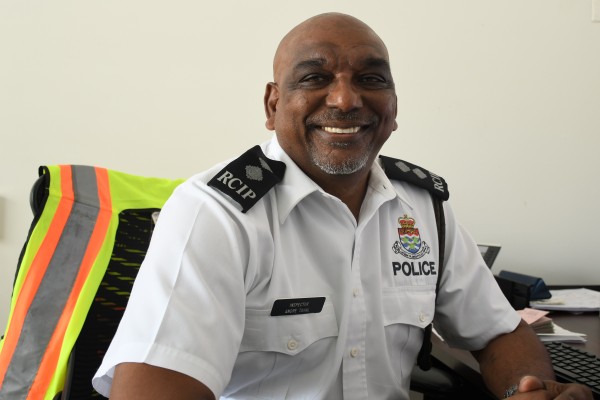 RCIPS Introduces New Head of the Traffic and Roads Policing Unit, Inspector Andre Tahal, 22 March
