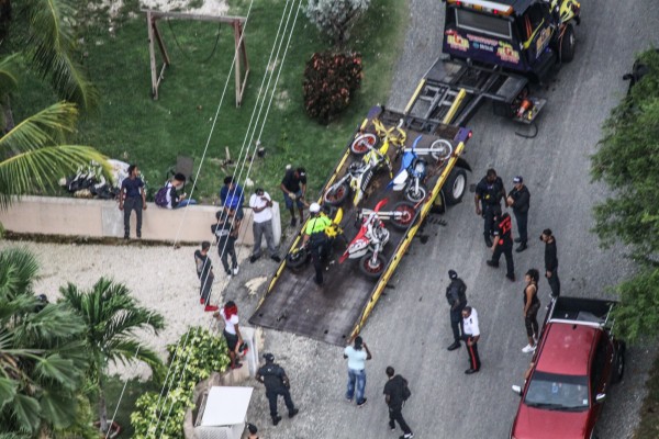 Illegal Motorbike Event Causes Danger on the Roads Sunday Afternoon, 26 November; One Arrested and T