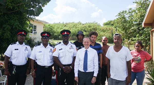 His Excellency the Governor Martyn Roper Spends Morning on Patrol with CPD
