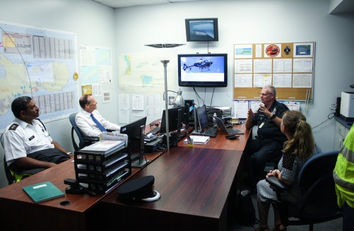 His Excellency the Governor Martyn Roper Spends Morning on Patrol with CPD