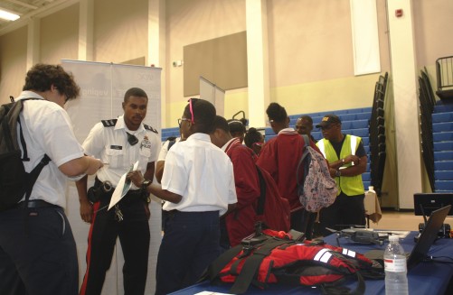 Police Participate in John Gray Career Day, 5 March
