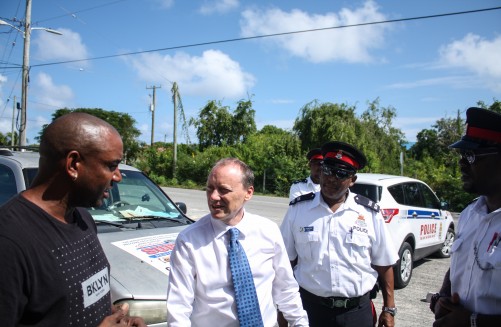 His Excellency the Governor Martyn Roper Spends Morning on Patrol with CPD