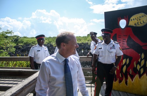 His Excellency the Governor Martyn Roper Spends Morning on Patrol with CPD