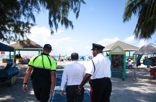 His Excellency the Governor Martyn Roper Spends Morning on Patrol with CPD