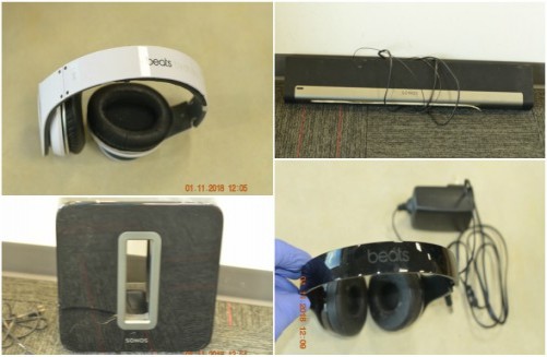 Property Recovered by Police for the Public’s View Continued, 2 November