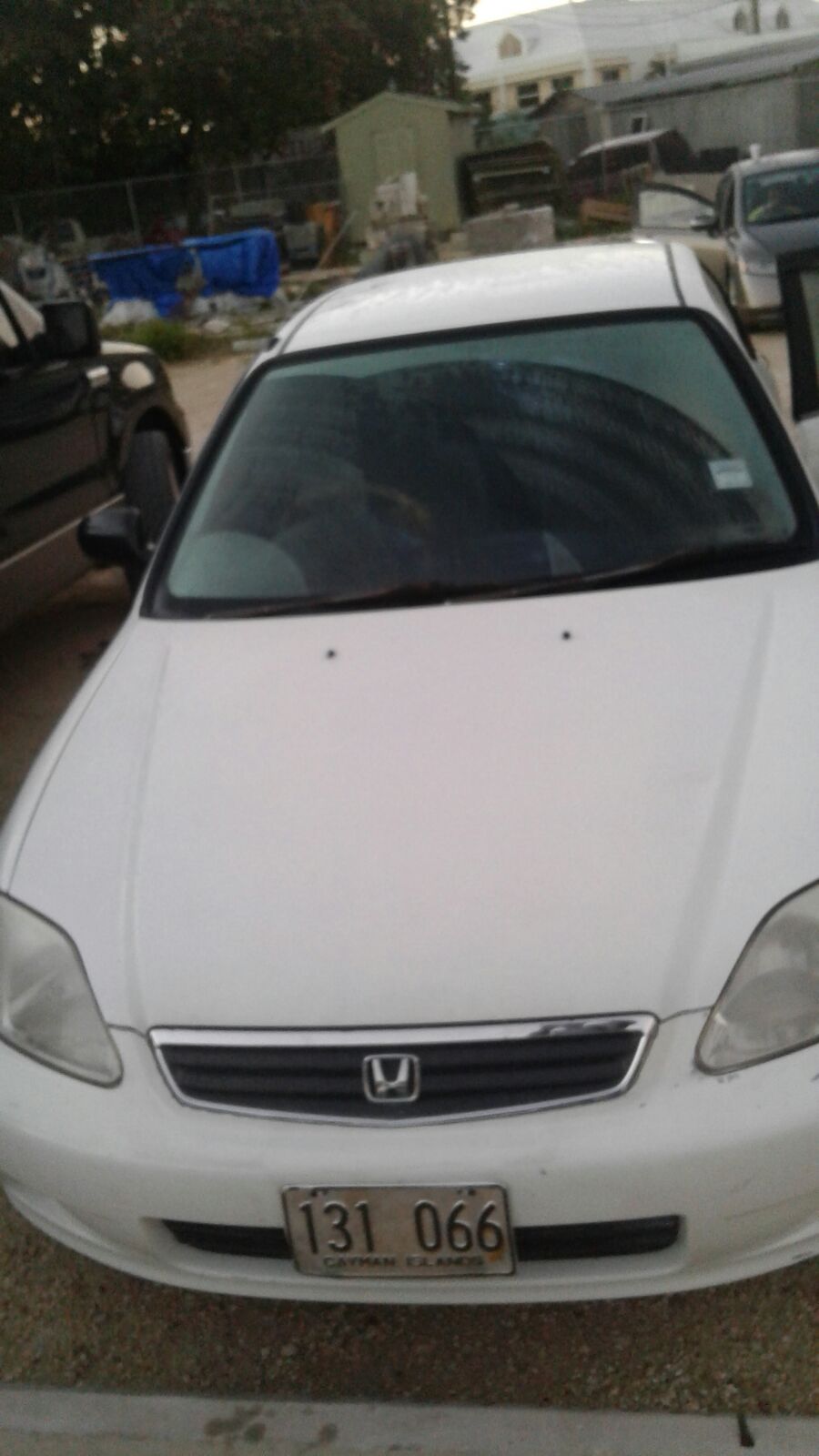 A front view of the stolen vehicle