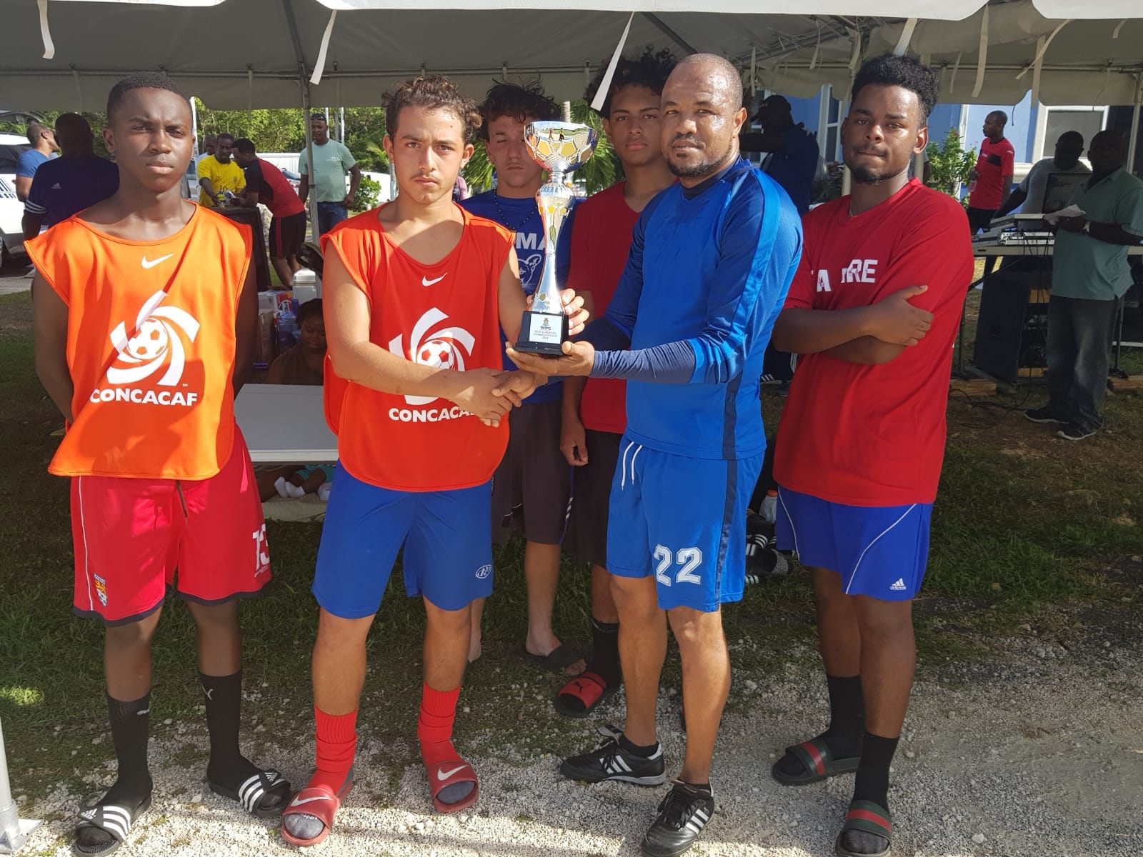 Boyz 2 Men beat the Cayman Under 17 team to secure the Youth Community Cup