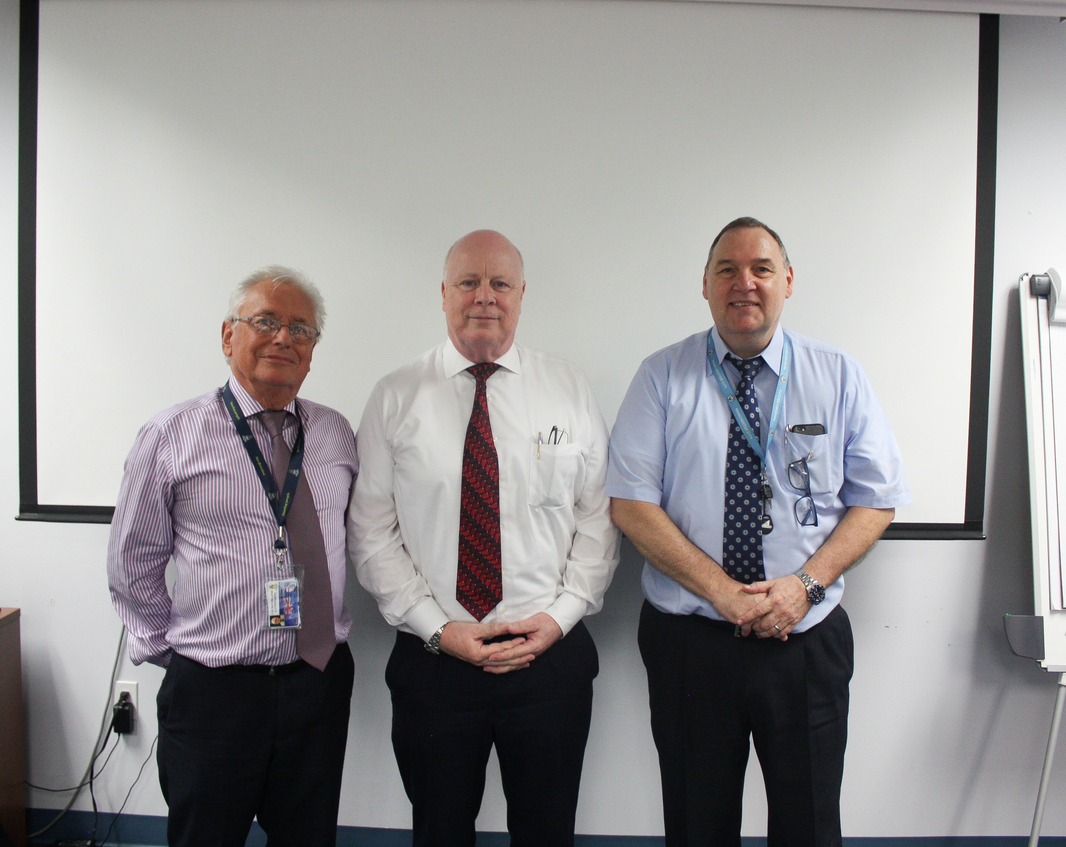 Peter Gough of PoCS, Dennis Walkington of the ODPP, & Peter McLoughlin of the Office of the Ombudsman attended the session 